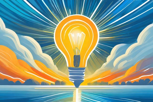 Light bulb in the sky